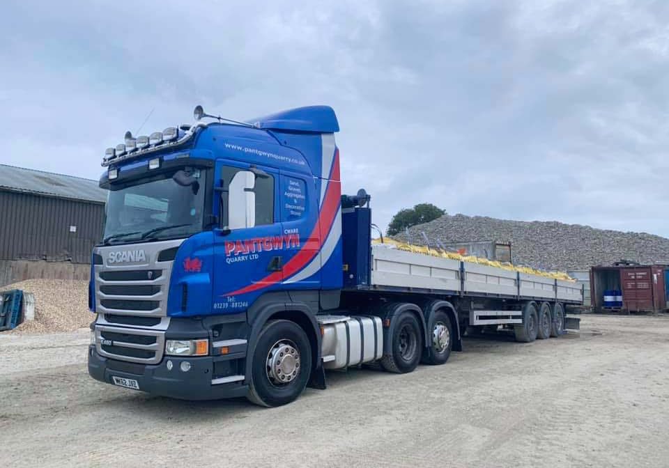 Cware Pantgwyn Quarry Ltd low loader